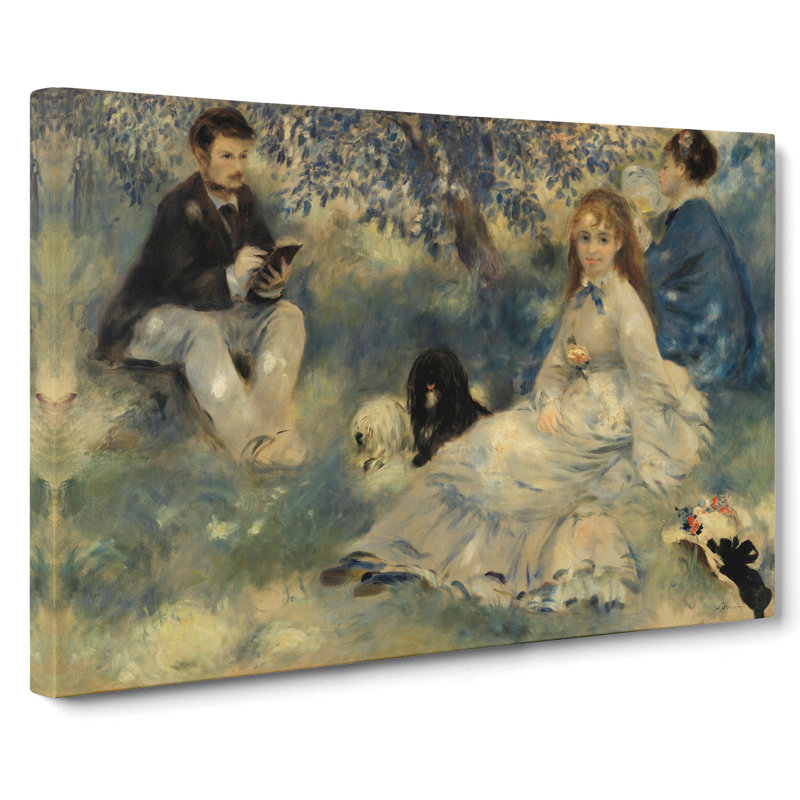 Henriot Family by Pierre-Auguste Renoir - Wrapped Canvas Painting, 50cm H x 76cm W x 3cm D