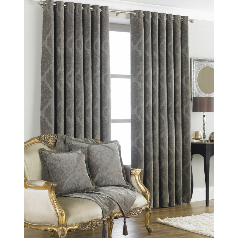 Carnglass More Room Darkening Curtain Pair, 168 W x 183 D cm, Mocha