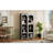 On-Trend Free Standing 5 Tier Bookshelves, Bookcases Set Of 2, Farmhouse Two-Tone Storage Cabinet With Adjustable Shelves, Modern 72"H Kitchen Pantry Cabinet For Living Room, Home Office-31912762