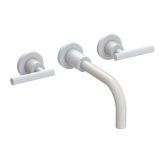 East Linear Wall Mount Bathroom Faucet
