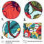 Corail sarcelle, hibiscus tropical harmonie II sur toile-1533444736-1533444750