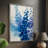 Delphinium II Framed Print - Solid Wood-1621835029