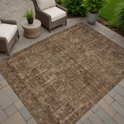 Tapis intérieur / extérieur lavable à la machine Chantille ACN2805 Global