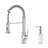 Blossom Commercial Kitchen Faucet – Solid Brass Pull-Down Spring Sink Faucet, Single Handle, 1 or 3 Hole Install for Farmhouse, RV & Utility Sinks-26720415-49185582