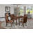 Finish Solid Wood Top with Butterfly Leaf Dining Table Set-832211071-832211065-815026543