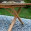 Table de salle à manger d'extérieur Nahki
