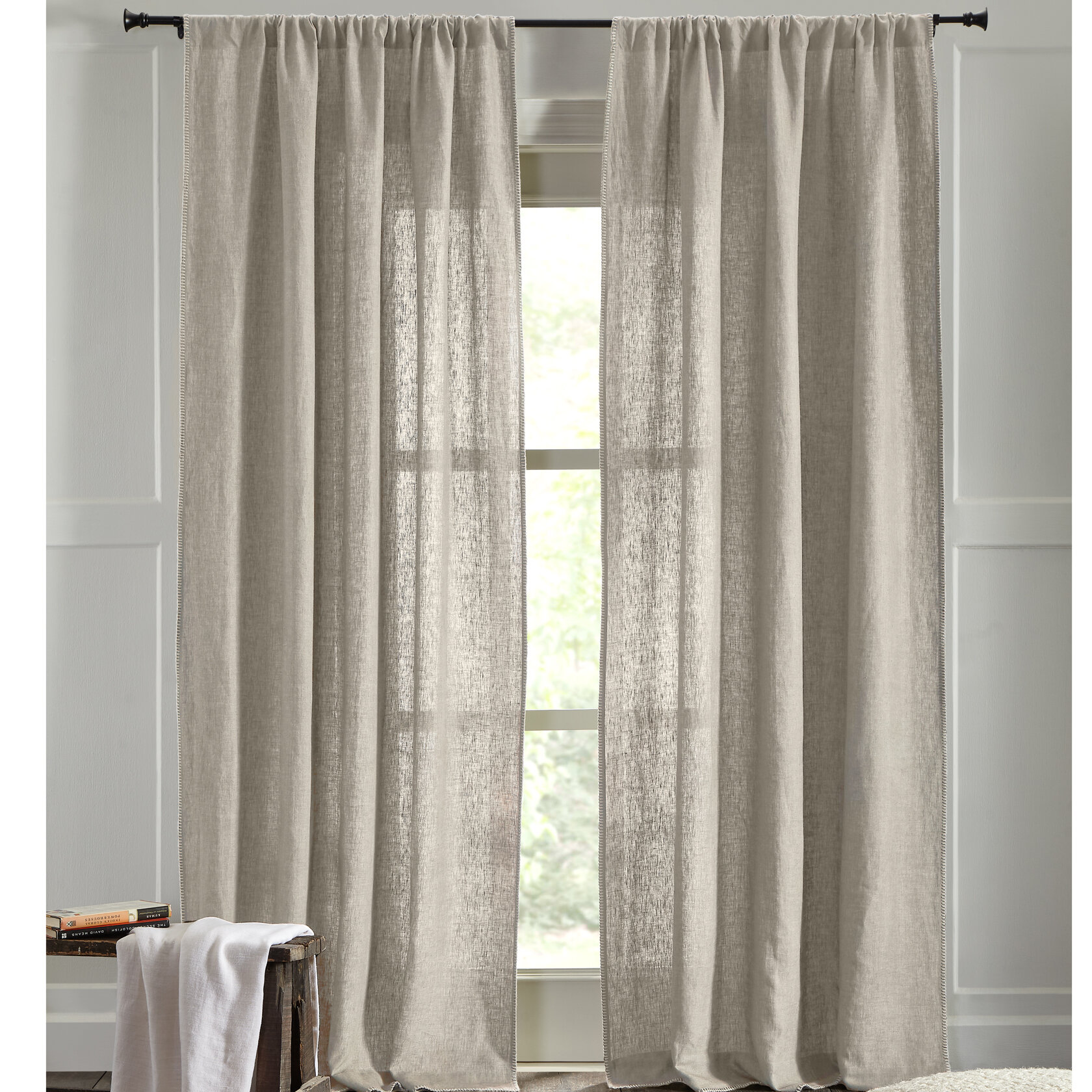 Amity Home Brian Linen Curtain & Reviews 