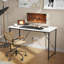 Cartee Computer Desk 80cm Writing Desk Brown Office Desk-186528282-186528356