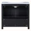 Meuble-lavabo simple 36 po avec plateau Stacye-680285890