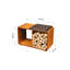 74cm W Metal Log Rack