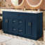 Meuble-lavabo transitionnel autoportant de 60 pouces avec plateau SMC Dualarc-138217097