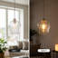 15cm H Glass Lamp Shade in Clear