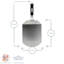 Argon Tableware Stainless Steel 27cm Pizza Peel