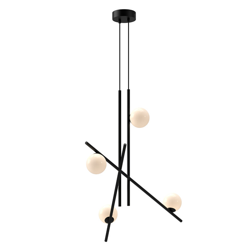 Amara 4 - Light LED Chandelier, Black