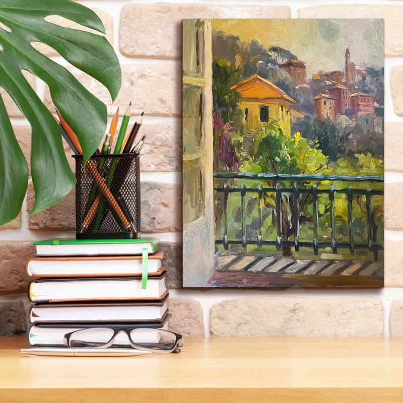 «Red Window» par Allayn Stevens, art mural sur toile Red Barrel Studio®, H 16 po x l 12 po x P 0,75 po