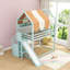 Lit mezzanine en bois avec glissade et tablettes-1472786521
