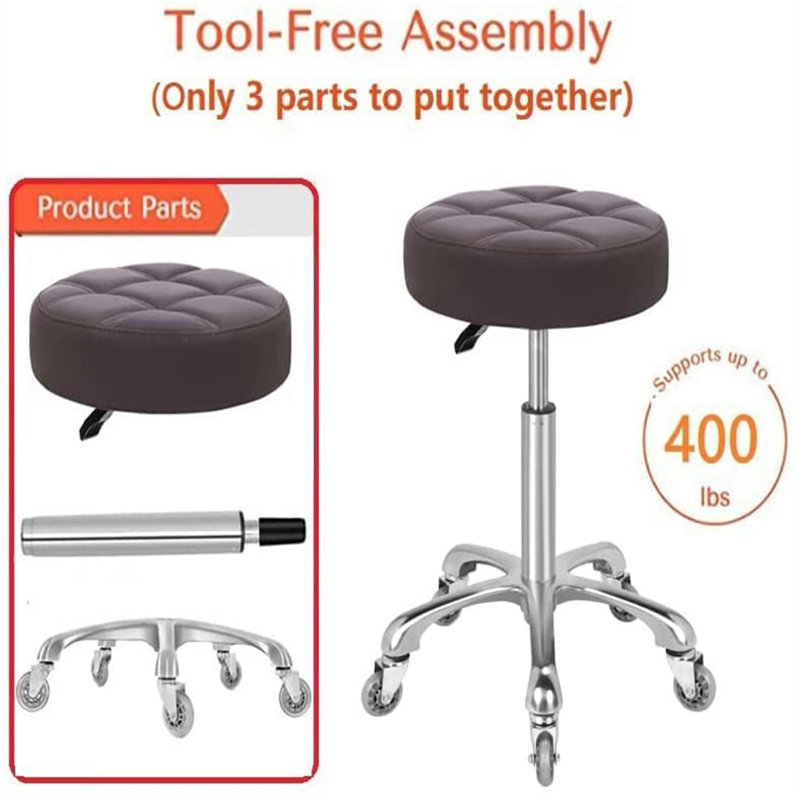 Neske Adjustable Height Ergonomic Industrial Stool