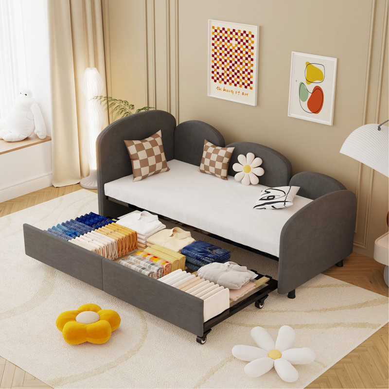 Canapé-lit moderne polyvalent avec rangement supplémentaire et caractéristiques de sécurité