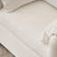 Canapé moderne, canapé confortable en chenille rembourré avec une éponge haute résilience et des pieds robustes pour le salon, la chambre à coucher et le bureau, blanc ivoire