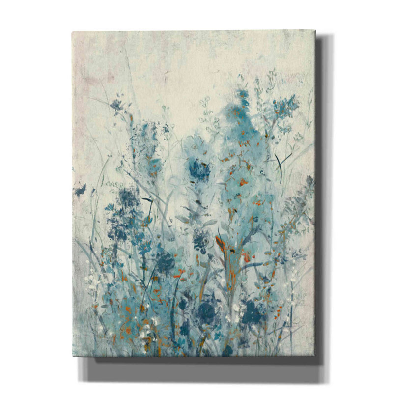 «Blue Spring II» par Tim O’toole, art mural sur toile, H 34 po x l 26 po x P 1,5 po