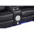 Lacrosse Modern Style Power Recliner Sectional With Bluetooth Speaker And LED Made With Wood & Metal In Black-1215470585
