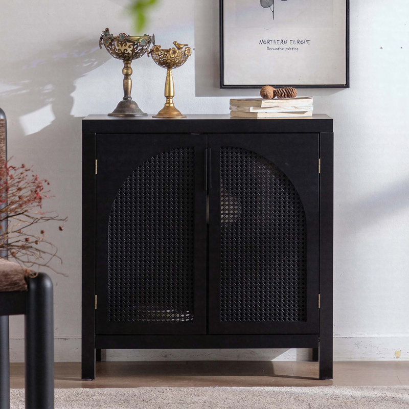 Armoire d'appoint Buffet Black 29 po