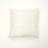  Throw Pillow | Crystal Drifts White Pillow | 18x18"