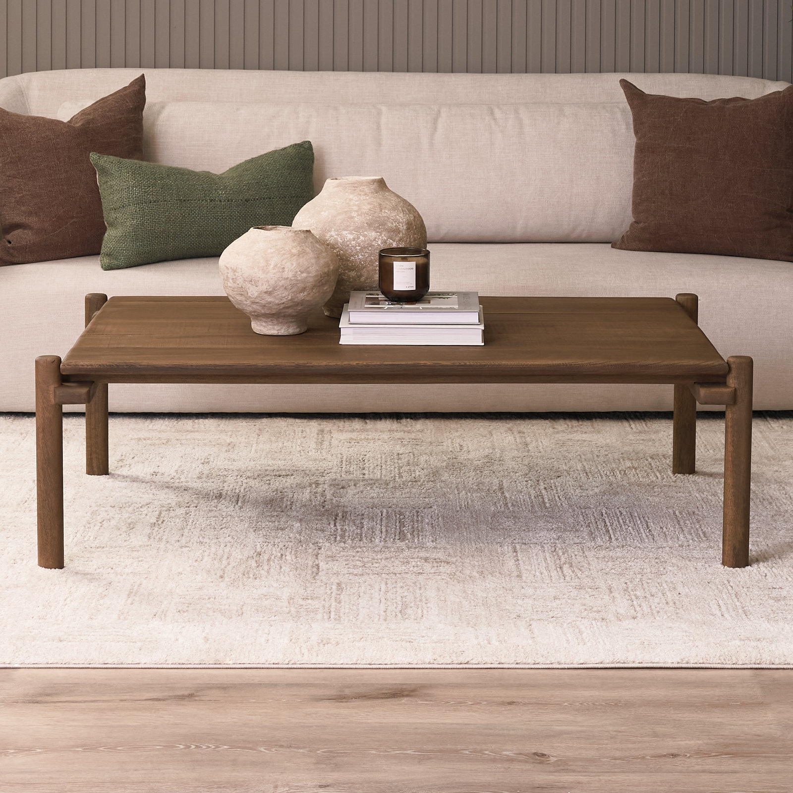 54" Oak Coffee Table
