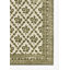 Anders Traditional Floral Wool and Nylon Green Area Rug-112845037
