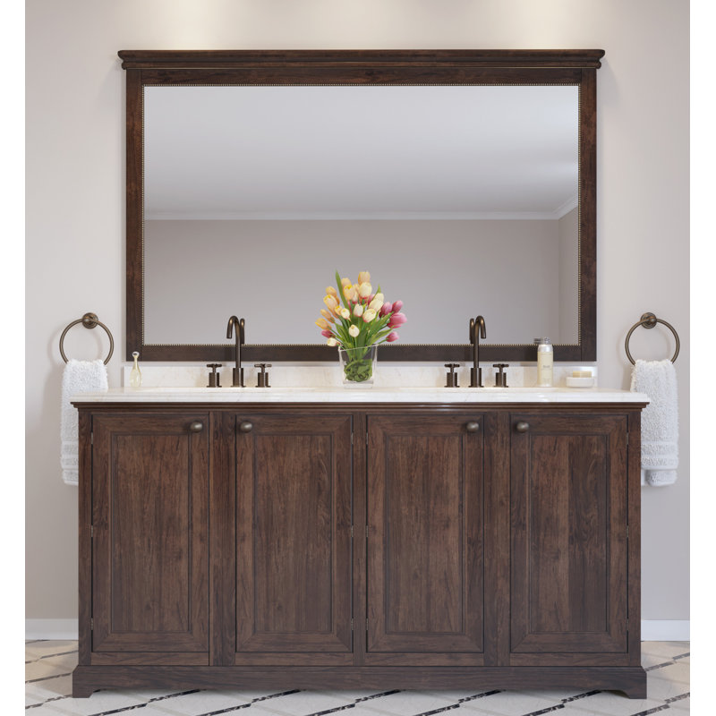 Robinet de salle de bain à poignée double Prima 3, Bronze huilé