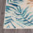 Onley Palm Frond Floral Orange/Ivory/Blue Indoor & Outdoor Area Rug-69986562