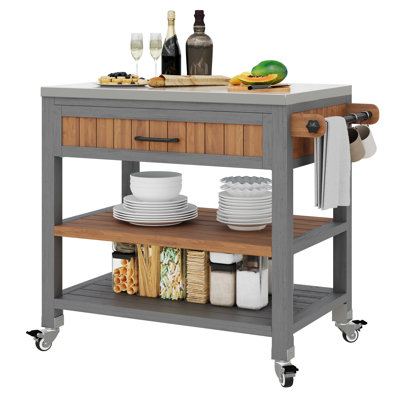Mobile Tool Cabinet With Drawer & Shelf