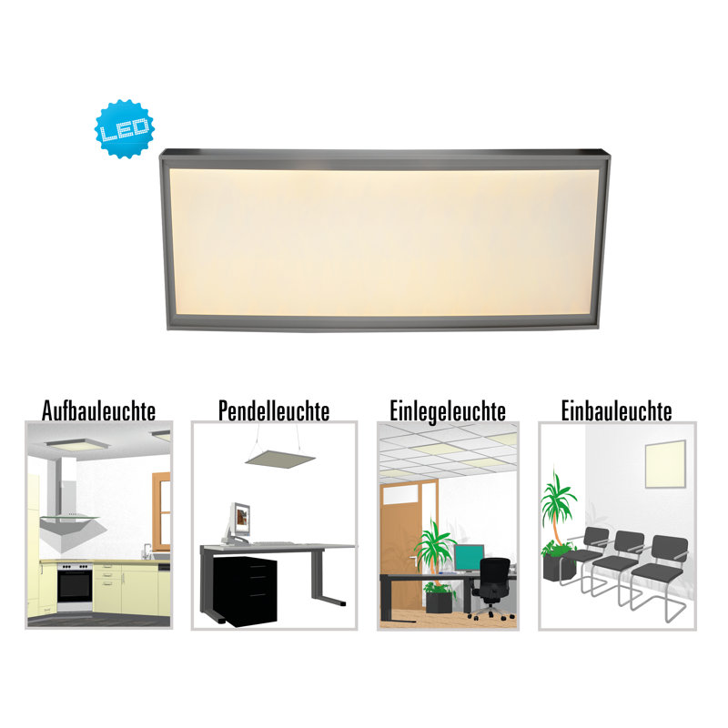 59.5cm Recessed Downlight Square Housing