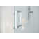 Astro 56 - 60 in. x 78 in. Fully Frameless Glass Sliding Shower Door