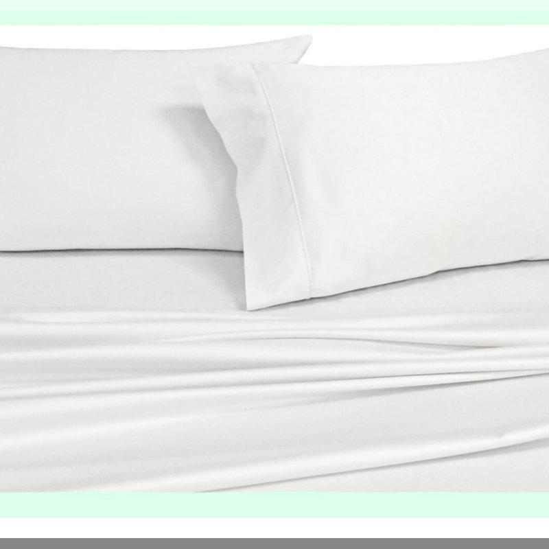 Luxury Microfiber Deep Pocket Sheet Set - Wrinkle-Free 95gsm Brushed Extra Long Bedding - Solid Color Soft Breathable Sheets