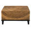 Rectangular Solid and Manufactured Wood Coffee Table with Storage and Casters-281059494