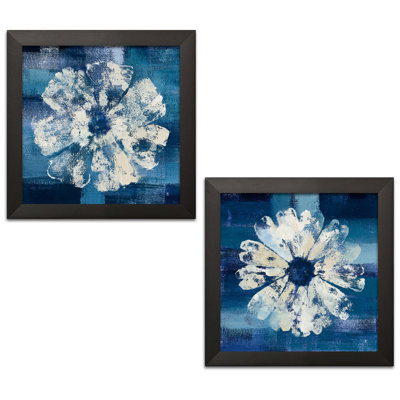 «Ocean Bloom I» et «Ocean Bloom II», ensemble de 2 reproductions sur toile