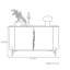 Multi-Functional Retro Design Sideboard-1994263028