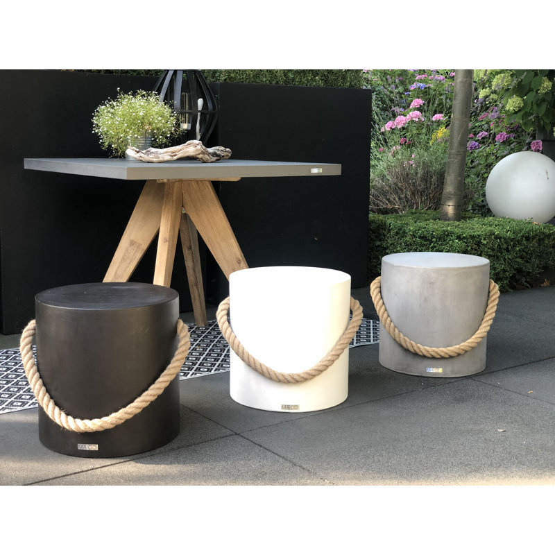 Blase Concrete Outdoor Ottoman