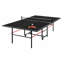 Ensemble de table de ping-pong portable pliable de 9 pi de taille moyenne pour l'intérieur avec filet, raquettes et balles-124241960-124241965