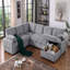Canapé d'angle multi-fonctionnel en forme de L avec rangement et lit convertible-1483397525