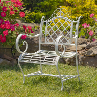 Stephania Outdoor Metal Arm Chair