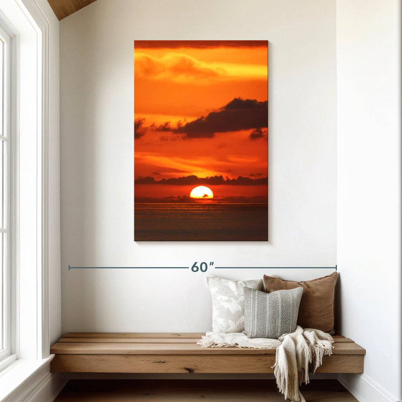 Gillard Ocean Orange Sunset, 45" H x 30" W