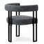 Ensemble de chaises de salle à manger 18 po en tweed rembourré (ensemble de 8)-132042887