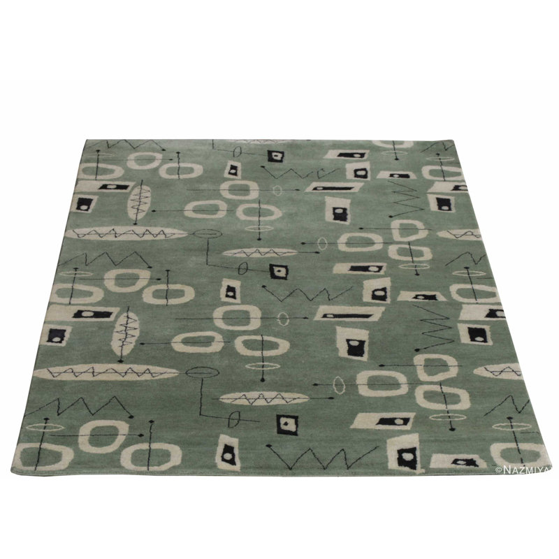 One-of-a-Kind Rectangle 4'2" X 4'3" Area Rug