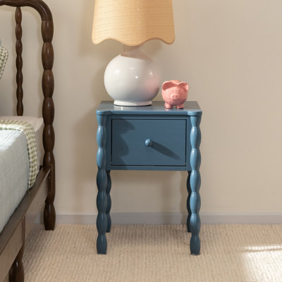Jenny Lind 1-Drawer Spindle Nightstand