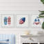 «Beach Ready» - ensemble de 3 reproductions sur papier encadrées-1352274917