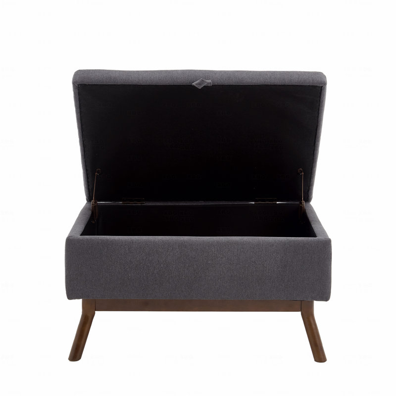 Table basse Mid-Century, Lin gris