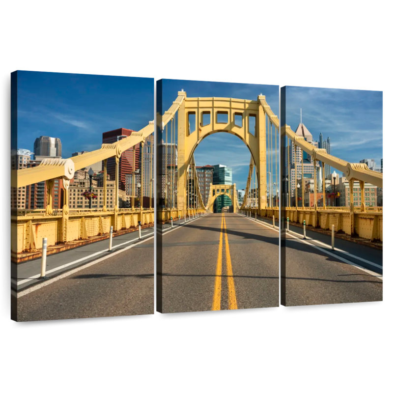 Mehar The Roberto Clemente Bridge, 20" H x 33" W