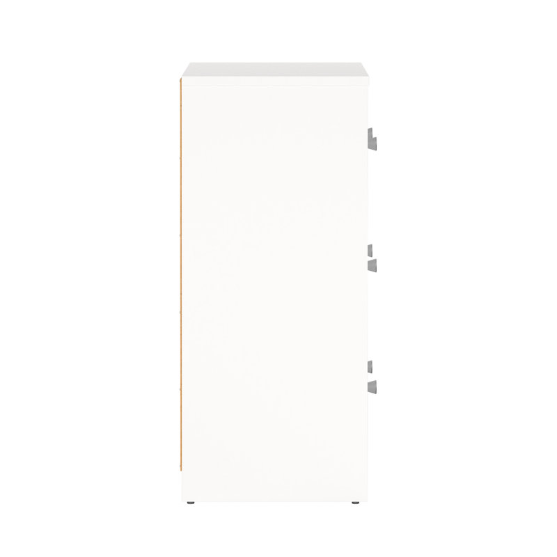 Clanton 28.50'' W 3 - Drawer Dresser, White